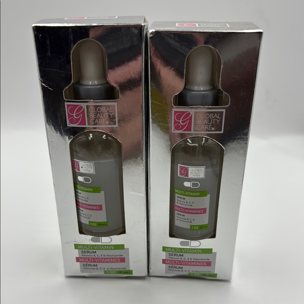 Multi-Vitamin Serum - Silver and White Lot of 2
